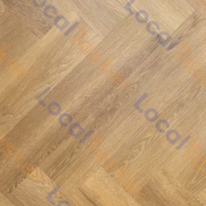 8.5mm Herringbone SPC Hybrid Flooring - Warm Chestnut