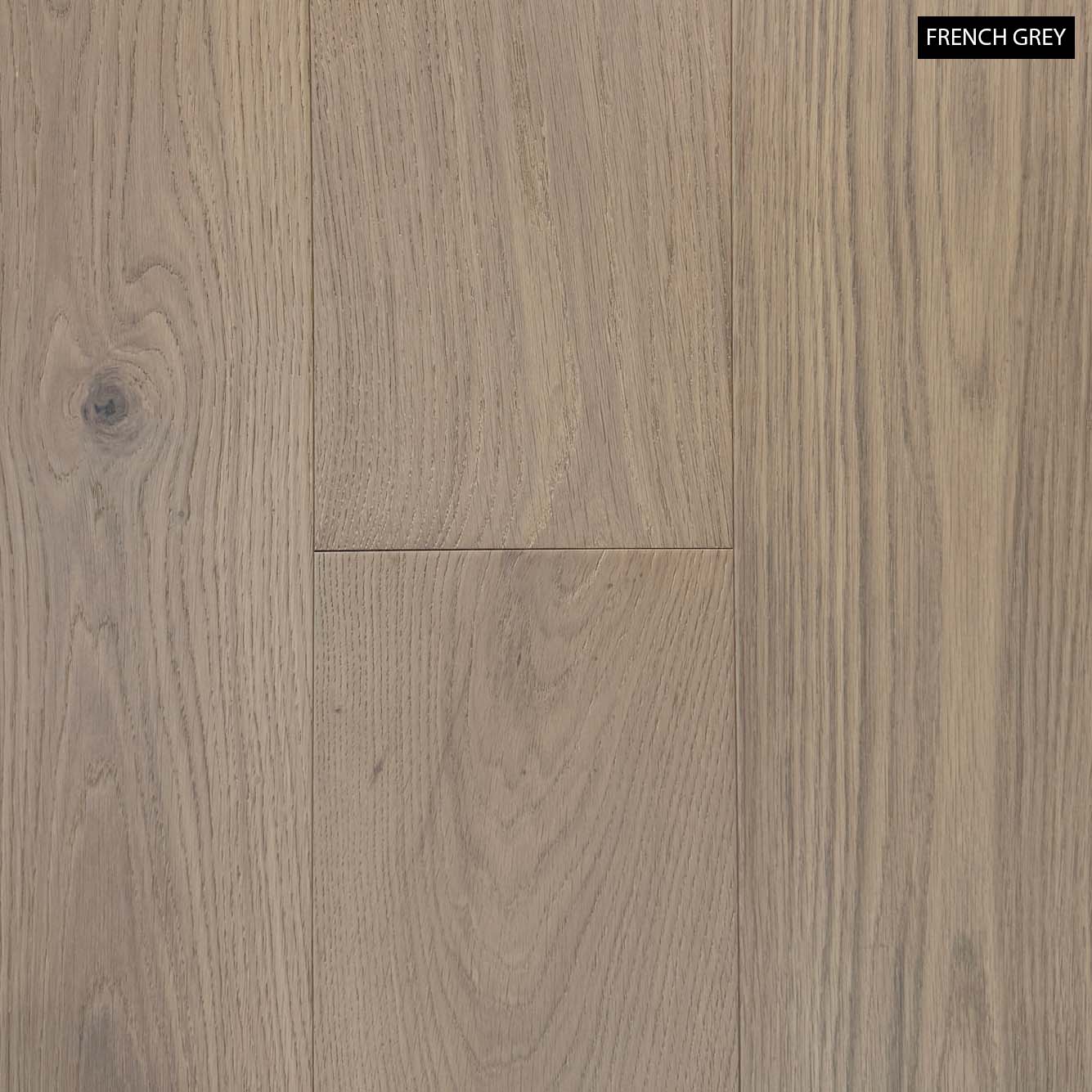 French Grey 3mm Veneer 14mm Engineered European Oak Flooring