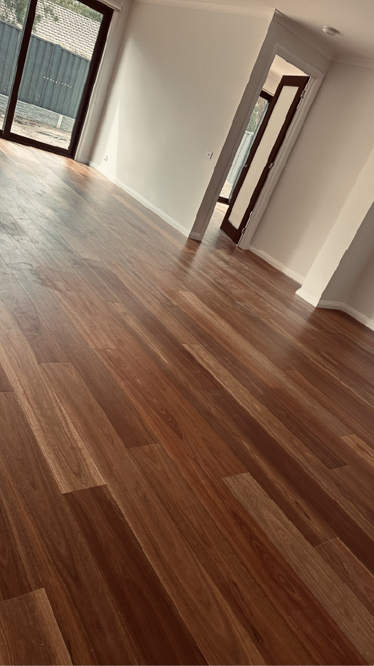 Spotted Gum Engineered Timber Flooring Installation